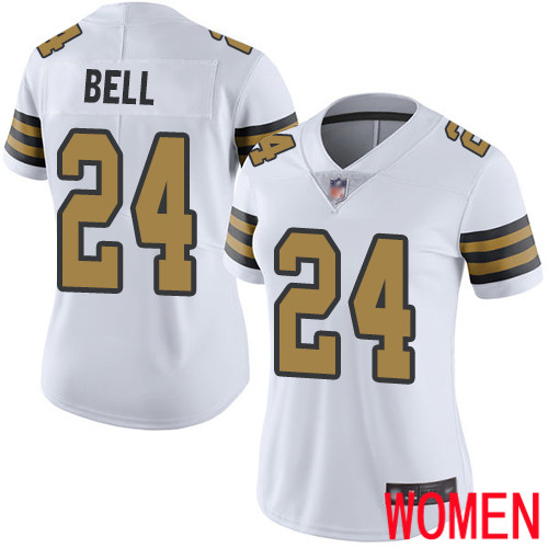 New Orleans Saints Limited White Women Vonn Bell Jersey NFL Football 24 Rush Vapor Untouchable Jersey